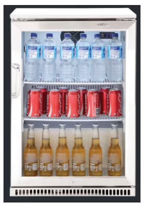 beefeater 2 door bar fridge