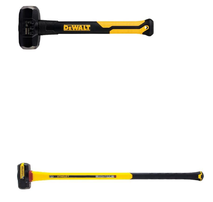 DeWALT Fiberglass Sledgehammers and STANLEY FATMAX